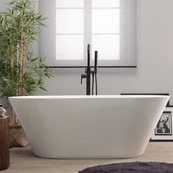 Kiamami Valentina Allegra Baignoire Autoportante Ovale 150 Cm En Acrylique