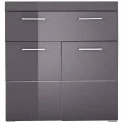 Trend Team AMANDA - Meuble bas mélaminé gris. L - H - P : 73 - 79 - 31 cm