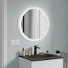 Bernstein Amoire de toilette suspendue 40x19x72,5cm (LxPxH), 1 porte mirroir, éclairage LED + prise électrique, Charnières mobiles, NEO