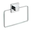 Wenko Anneau porte-serviettes en acier inox Quadro