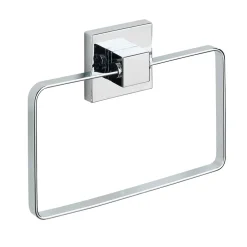 Wenko Anneau porte-serviettes en acier inox Quadro