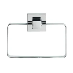 Wenko Anneau porte-serviettes en acier inox Quadro