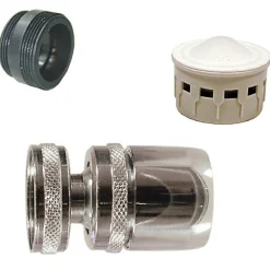 Noyon et Thiebault Aérateur sur rotule limiteur de débit 12 l/min Femelle 22 x 100 - Mâle 24 x 100