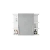 Armoire De Toilette|Ml-Design Armoire à miroir salle de bain meuble cabinet toilette murale blanc 80x64x21 cm