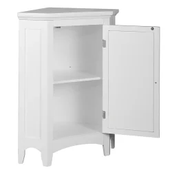 Teamson Home Armoire d angle en bois blanche
