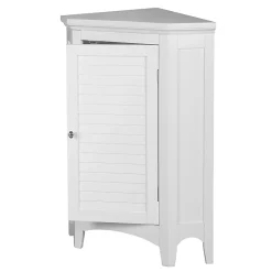 Teamson Home Armoire d angle en bois blanche