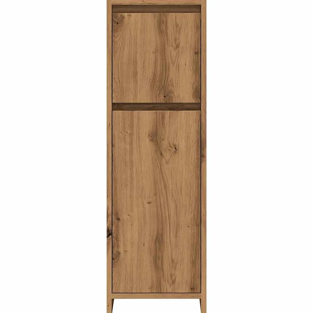 Vidaxl Armoire de bain chêne artisanal 30x30x95 cm bois d'ingénierie