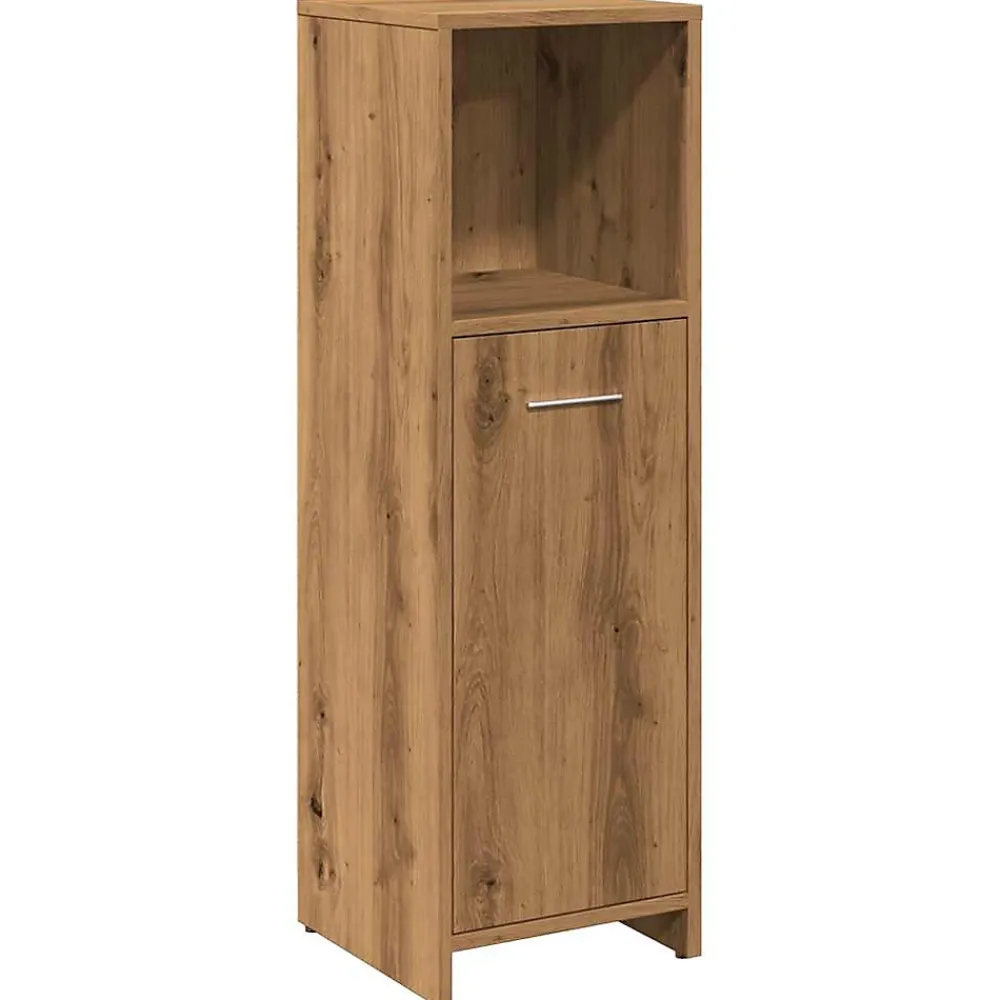 Vidaxl Armoire de bain chêne artisanal 30x30x95 cm bois d'ingénierie