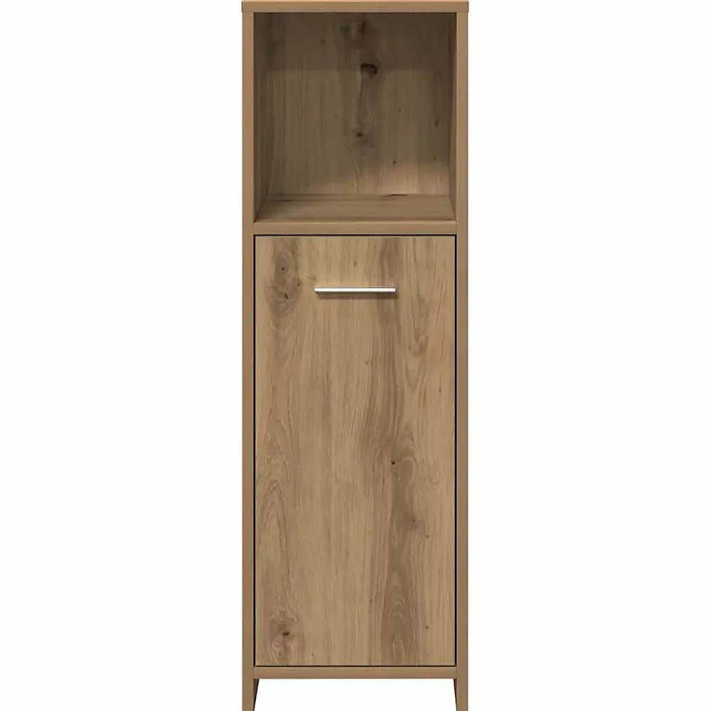 Vidaxl Armoire de bain chêne artisanal 30x30x95 cm bois d'ingénierie