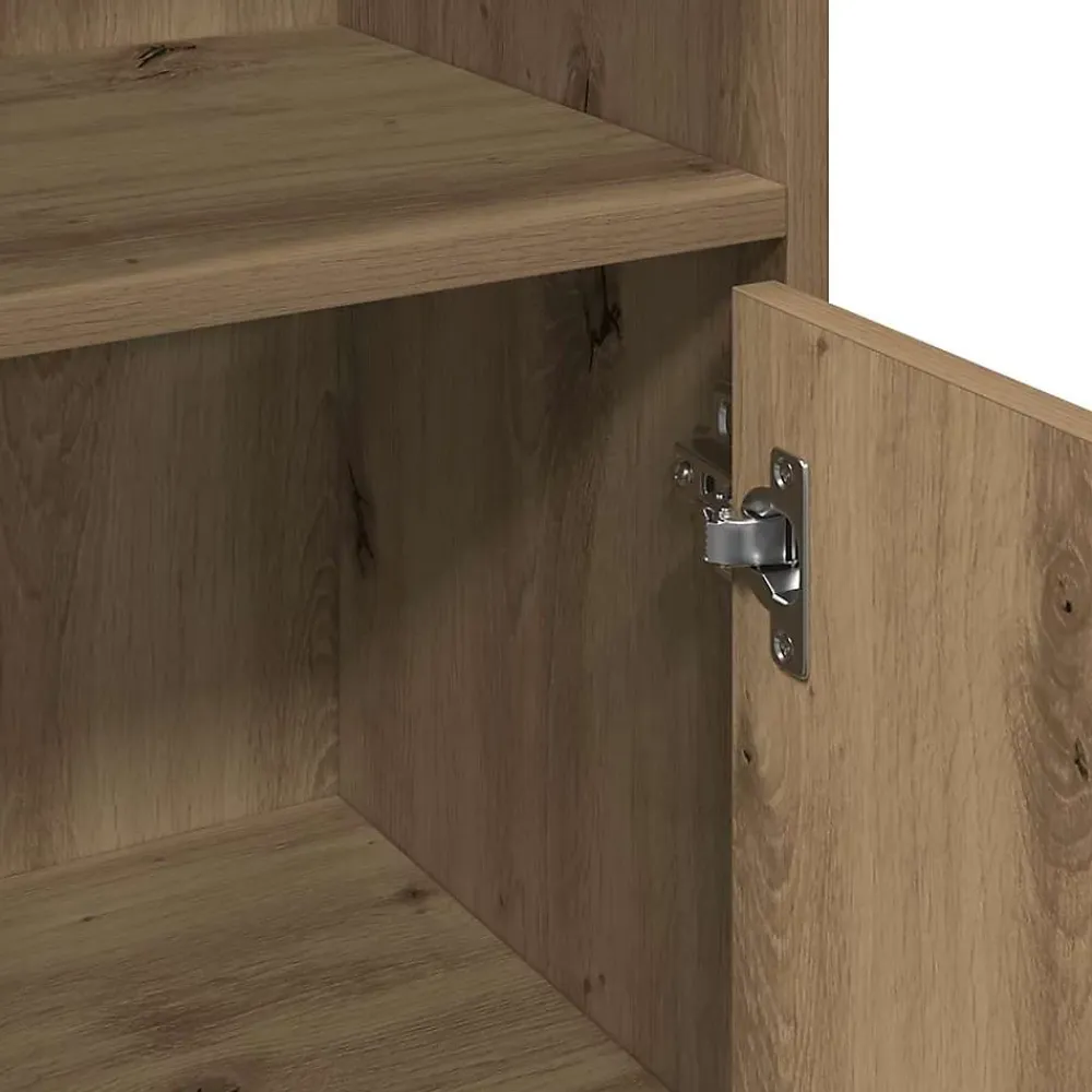 Vidaxl Armoire de bain chêne artisanal 30x30x95 cm bois d'ingénierie