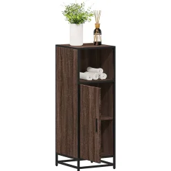 Vidaxl Armoire de bain chêne marron 35x37,5x100 cm bois d'ingénierie