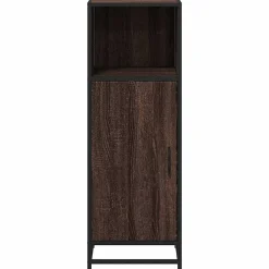 Vidaxl Armoire de bain chêne marron 35x37,5x100 cm bois d'ingénierie