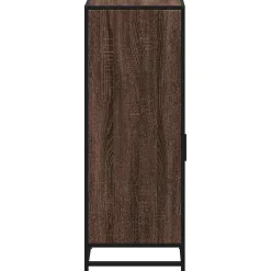 Vidaxl Armoire de bain chêne marron 35x37,5x100 cm bois d'ingénierie