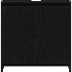 Meuble Wc|Vidaxl Armoire de bain chêne noir 60x33x60 cm bois d'ingénierie