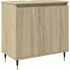 Vidaxl Armoire de bain chêne sonoma 58x33x60 cm bois d'ingénierie