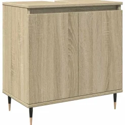 Vidaxl Armoire de bain chêne sonoma 58x33x60 cm bois d'ingénierie