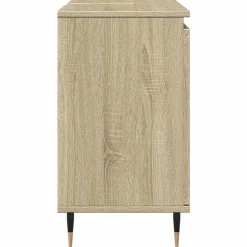 Vidaxl Armoire de bain chêne sonoma 58x33x60 cm bois d'ingénierie
