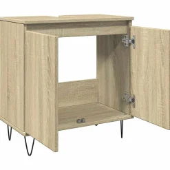 Vidaxl Armoire de bain chêne sonoma 58x33x60 cm bois d'ingénierie