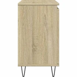 Vidaxl Armoire de bain chêne sonoma 58x33x60 cm bois d'ingénierie