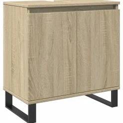Meuble Wc|Vidaxl Armoire de bain chêne sonoma 58x33x60 cm bois d'ingénierie