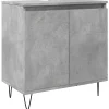 Meuble Wc|Vidaxl Armoire de bain gris béton 58x33x60 cm bois d'ingénierie