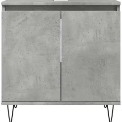 Meuble Wc|Vidaxl Armoire de bain gris béton 58x33x60 cm bois d'ingénierie