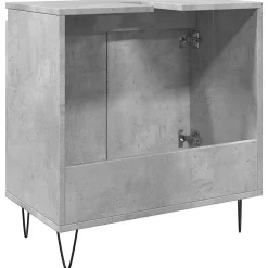 Meuble Wc|Vidaxl Armoire de bain gris béton 58x33x60 cm bois d'ingénierie