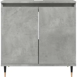 Meuble Wc|Vidaxl Armoire de bain gris béton 58x33x60 cm bois d'ingénierie