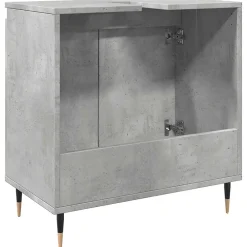 Meuble Wc|Vidaxl Armoire de bain gris béton 58x33x60 cm bois d'ingénierie