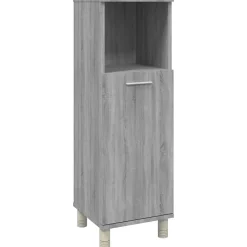Vidaxl Armoire de bain Sonoma gris 30x30x95 cm Bois d'ingénierie