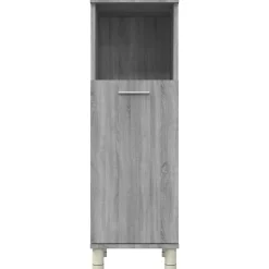 Vidaxl Armoire de bain Sonoma gris 30x30x95 cm Bois d'ingénierie