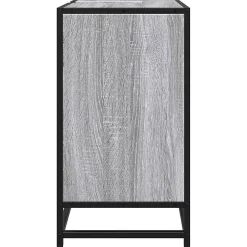 Vidaxl Armoire de lavabo de salle de bain sonoma gris 65x33x60 cm