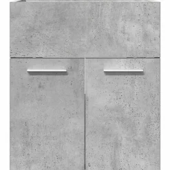 Meuble Wc|Vidaxl Armoire de lavabo de salle de bain gris béton 41x38,5x46 cm
