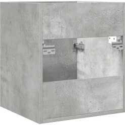 Meuble Wc|Vidaxl Armoire de lavabo de salle de bain gris béton 41x38,5x46 cm
