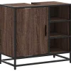 Meuble Wc|Vidaxl Armoire de lavabo de salle de bain chêne marron 65x33x60 cm