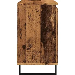 Meuble Wc|Vidaxl Armoire de lavabo de salle de bain vieux bois 65x33x60 cm