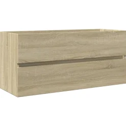 Vidaxl Armoire de lavabo de salle de bain chêne sonoma 100x38,5x45 cm