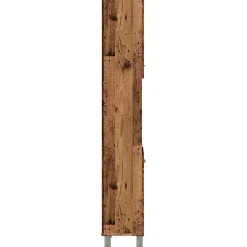 Meuble Wc|Vidaxl Armoire de salle de bain vieux bois 30x30x179cm bois ingénierie