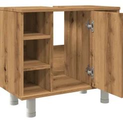 Vidaxl Armoire de salle de bain chêne artisanal 60x32x53,5 cm