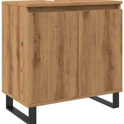 Meuble Wc|Vidaxl Armoire de salle de bain chêne artisanal 58x33x60 cm