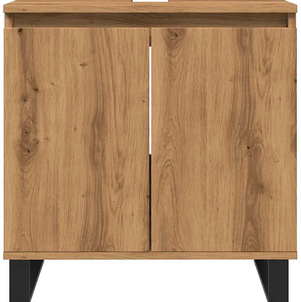 Meuble Wc|Vidaxl Armoire de salle de bain chêne artisanal 58x33x60 cm