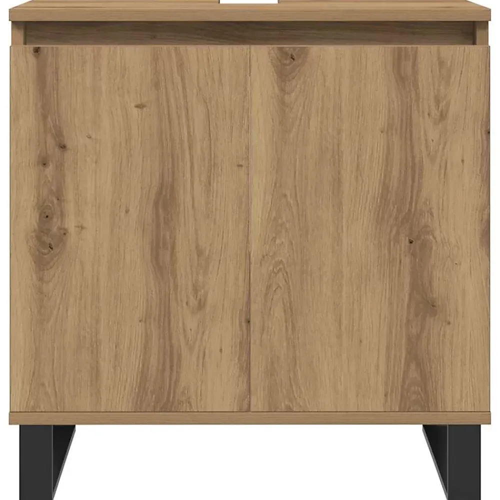 Meuble Wc|Vidaxl Armoire de salle de bain chêne artisanal 58x33x60 cm