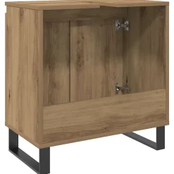 Meuble Wc|Vidaxl Armoire de salle de bain chêne artisanal 58x33x60 cm