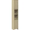 Meuble Wc|Vidaxl Armoire de salle de bain Chêne sonoma 30x30x183,5 cm Aggloméré