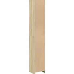 Meuble Wc|Vidaxl Armoire de salle de bain Chêne sonoma 30x30x183,5 cm Aggloméré