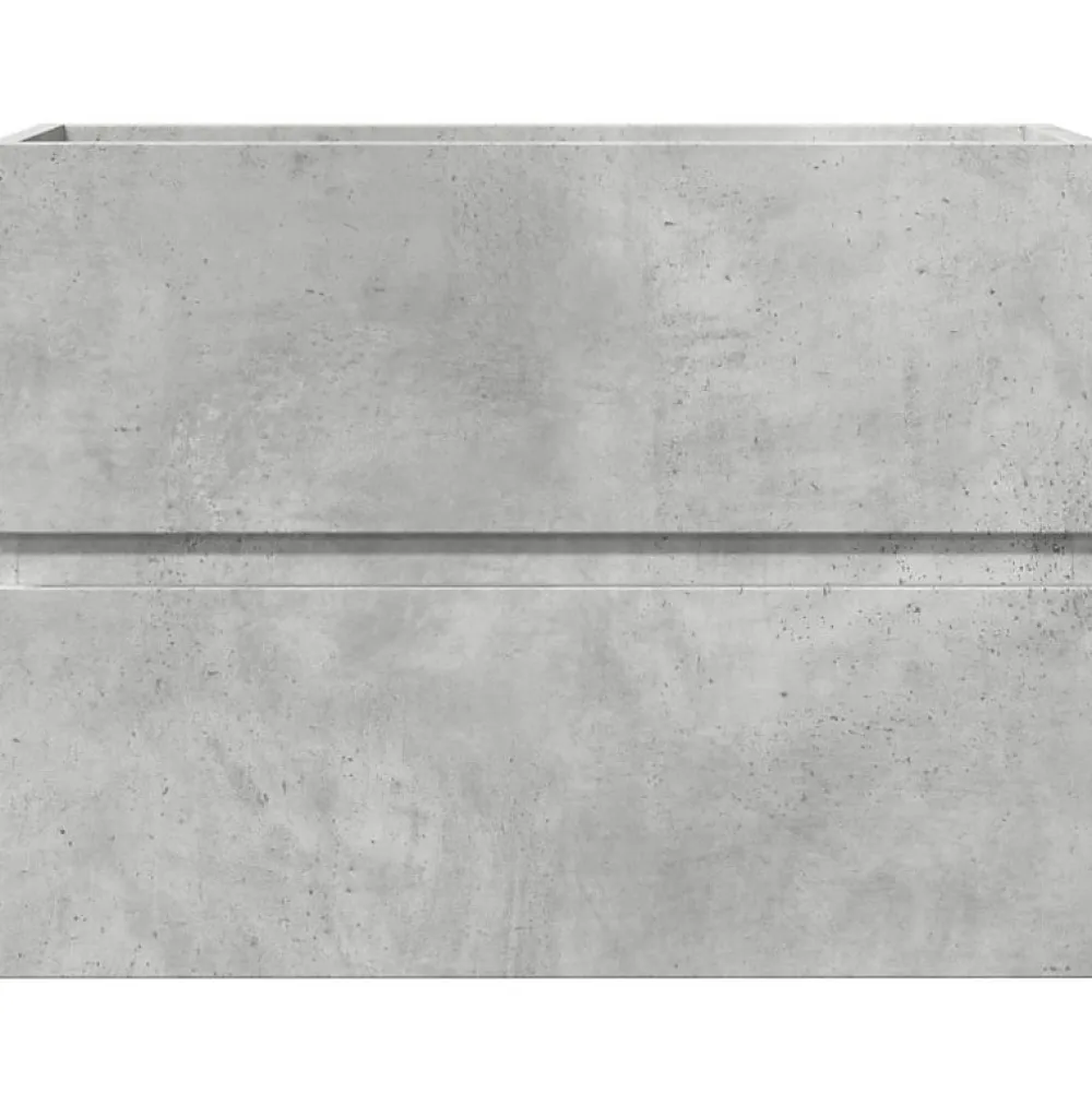 Meuble Wc|Vidaxl Armoire de salle de bain gris béton bois d'ingénierie