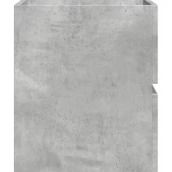 Meuble Wc|Vidaxl Armoire de salle de bain gris béton bois d'ingénierie