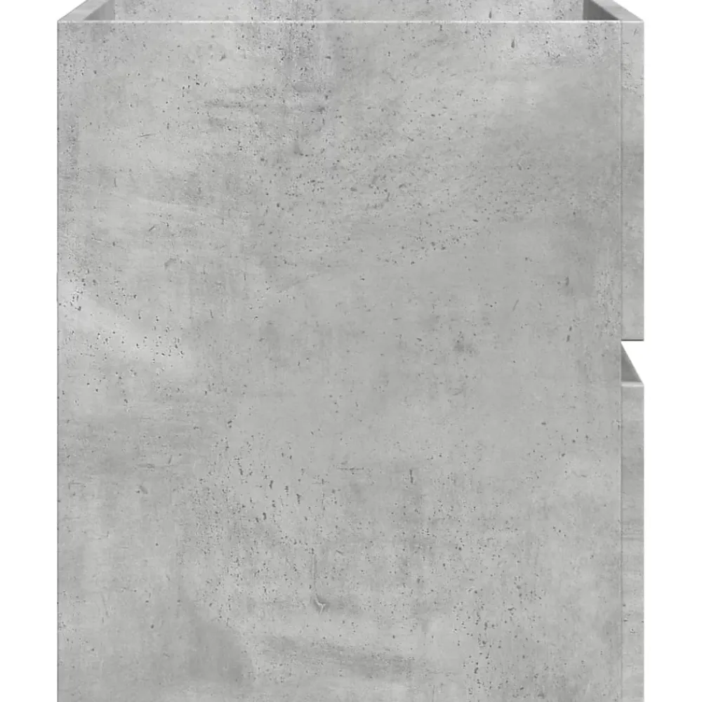Meuble Wc|Vidaxl Armoire de salle de bain gris béton bois d'ingénierie