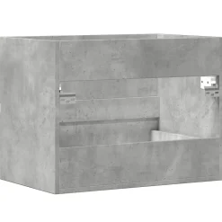 Meuble Wc|Vidaxl Armoire de salle de bain gris béton bois d'ingénierie