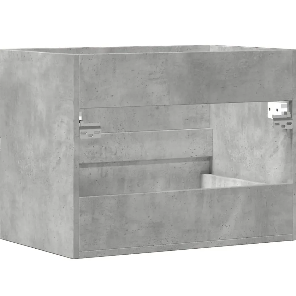 Meuble Wc|Vidaxl Armoire de salle de bain gris béton bois d'ingénierie